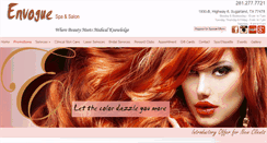 Desktop Screenshot of envoguespaandsalon.com